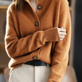 Claire | Retro-Stil Cashmere Cardigan