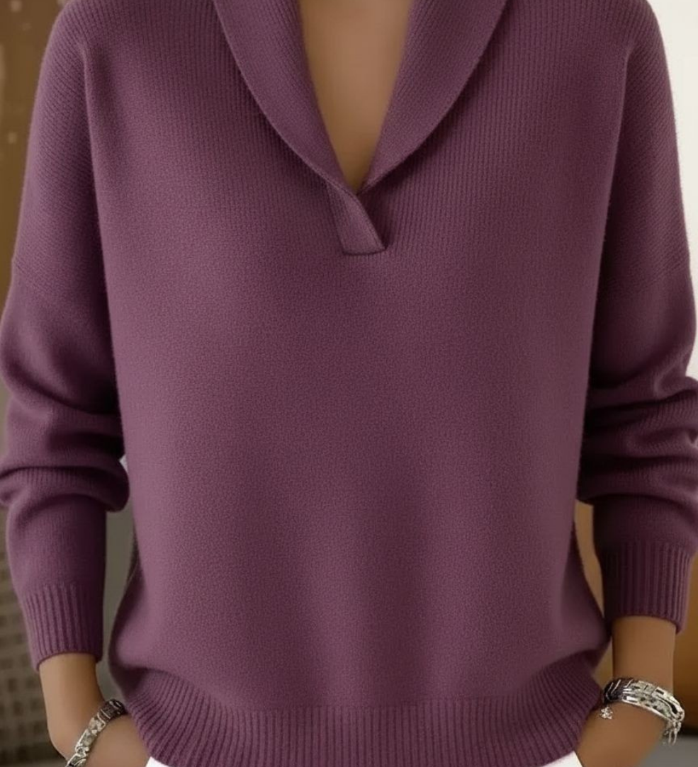 Encarna | Pullover mit V-Ausschnitt