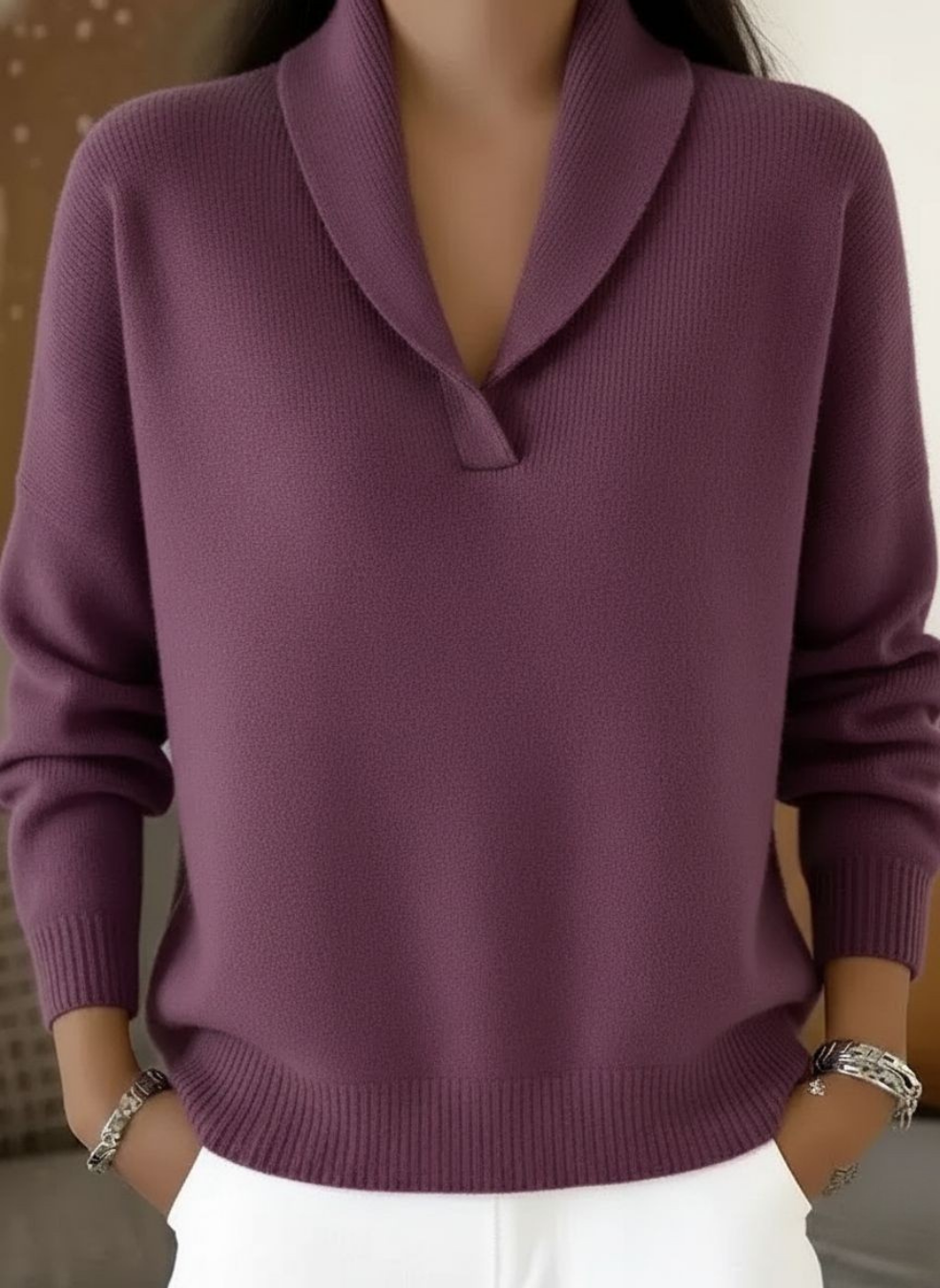 Encarna | Pullover con scollo a V