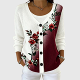 Gisèle - Bequemer Strick-Cardigan mit Knöpfen