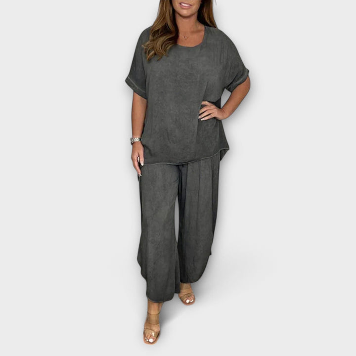 Maria - Ensemble deux pièces beige et confortable