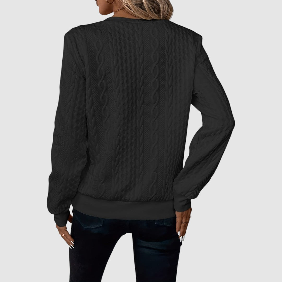 Rozárie - Pull tressé stylé