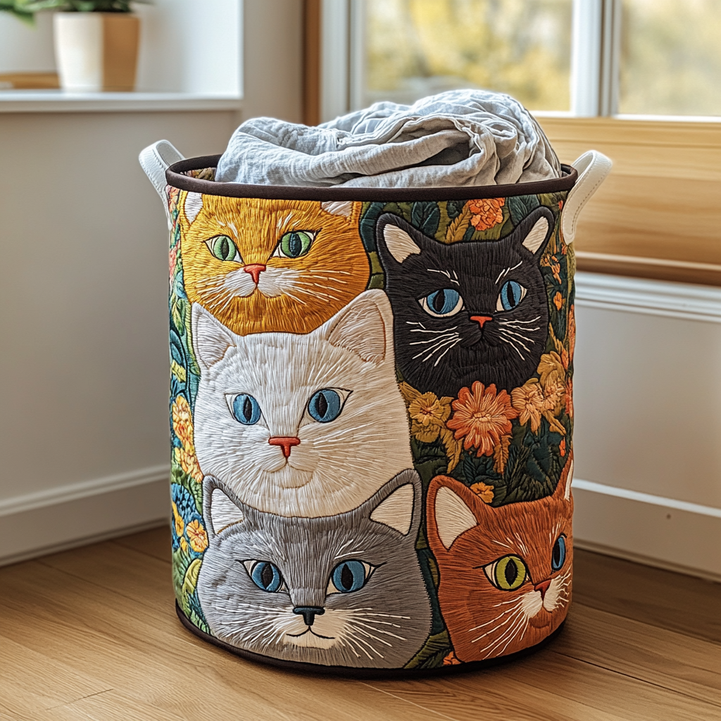 Wäschekorb "Cat Meadow"