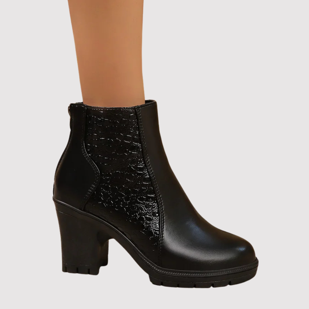 Katarzyna™ Schuhe mit dickem Absatz aus echtem Leder und Fußgewölbeunterstützung 💫