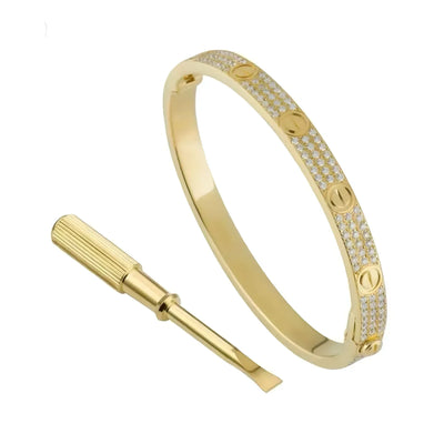 Ava Diamant Armband - Gold