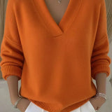 Violeta | Lockere Strickjacke mit V-Ausschnitt