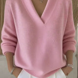 Violeta | Lockere Strickjacke mit V-Ausschnitt