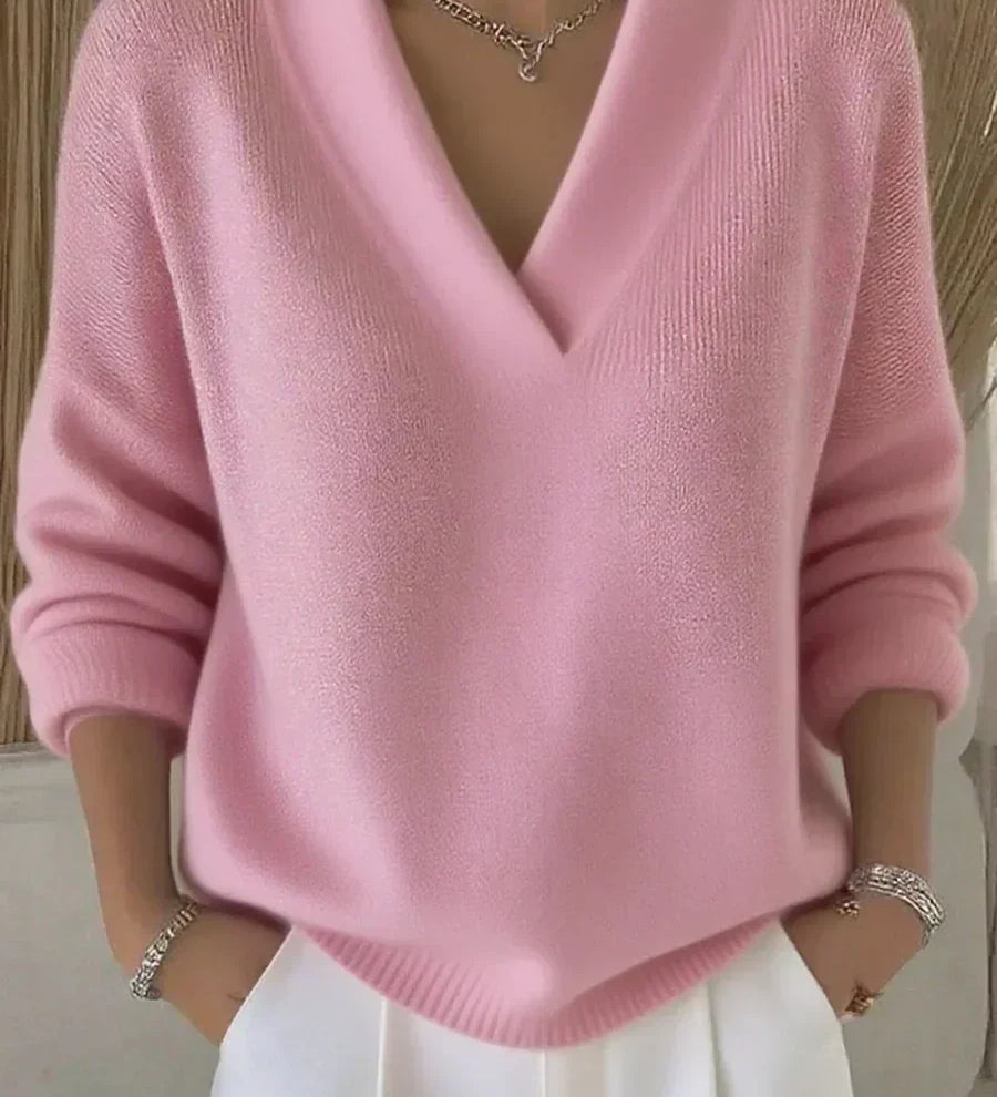 Violeta | Lockere Strickjacke mit V-Ausschnitt