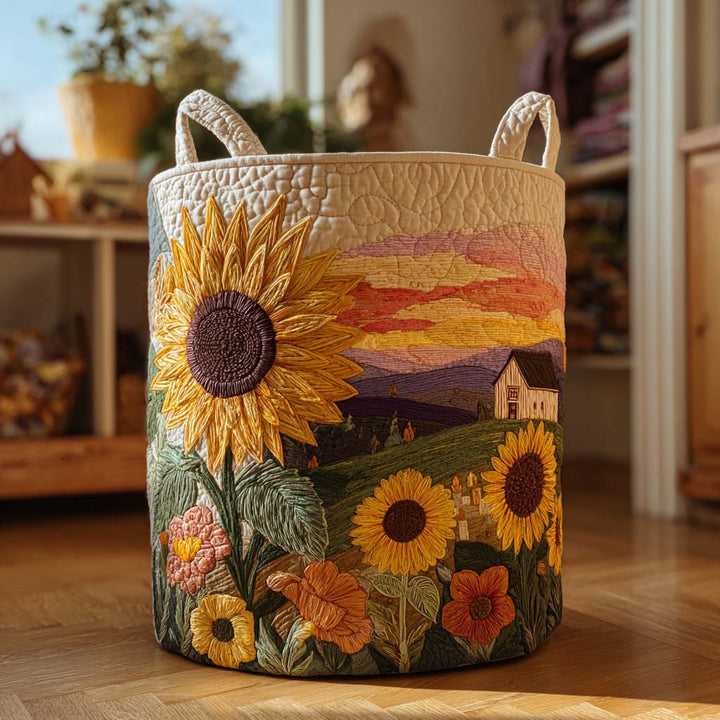 Cesto della biancheria „Flourishing Sunshine“