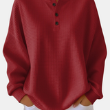 Hélène - Gemütlicher Waffelstrick-Pullover