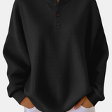 Hélène - Gemütlicher Waffelstrick-Pullover