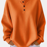 Hélène - Gemütlicher Waffelstrick-Pullover