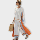 Anila - Elegantes Set mit gestreiftem Design