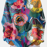Ida - Pullover mit großen bunten Blumen