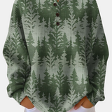 Inès - Sweatshirt mit klassischem Baum-Muster