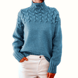 Elena | Pullover mit hohem Kragen
