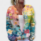 Meadows - Bunter Strickcardigan mit Blumendruck