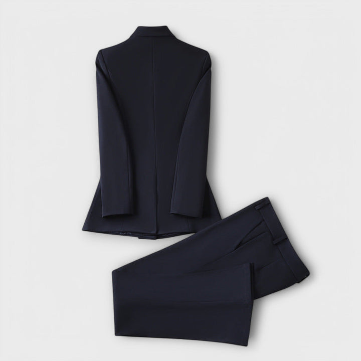 Emma - Ensemble blanc avec blazer et pantalon