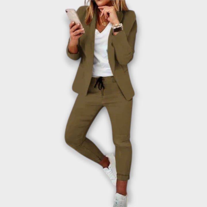 Sophia - Ensemble blazer élégant lilas