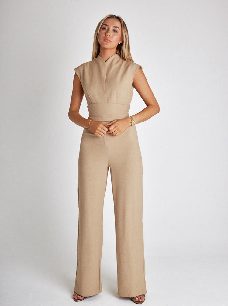 Grace™ - Ärmelloser Jumpsuit mit weitem Bein