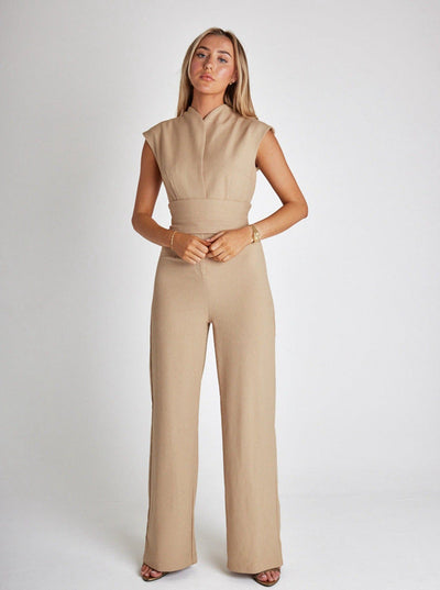 Grace™ - Ärmelloser Jumpsuit mit weitem Bein