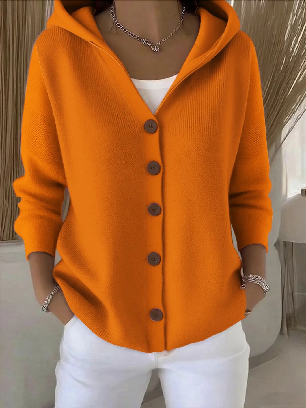 Rocío | Cardigan con cappuccio