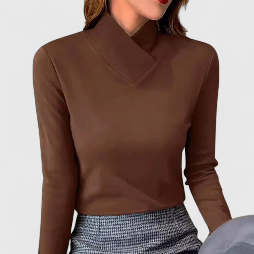 Clair | Eleganter Pullover mit Rollkragen
