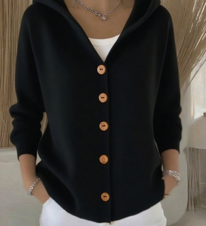 Rocío | Strickjacke mit Kapuze