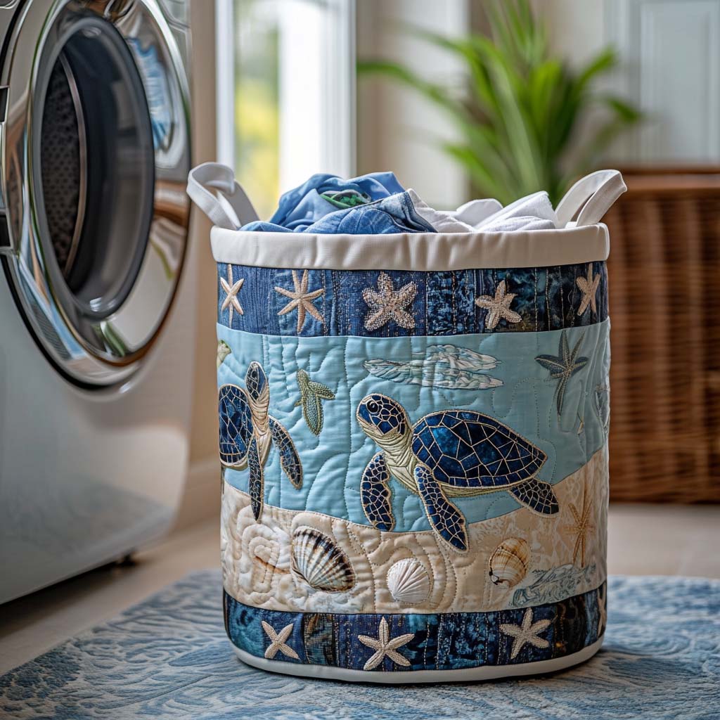 Panier à linge motif tortue NCU0QN030