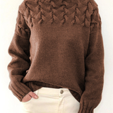 Elena | Pullover mit hohem Kragen