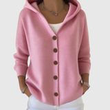 Lucienne - Bequemer Strickcardigan mit Kapuze