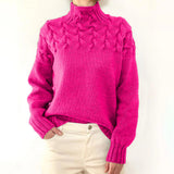 Elena | Pullover mit hohem Kragen