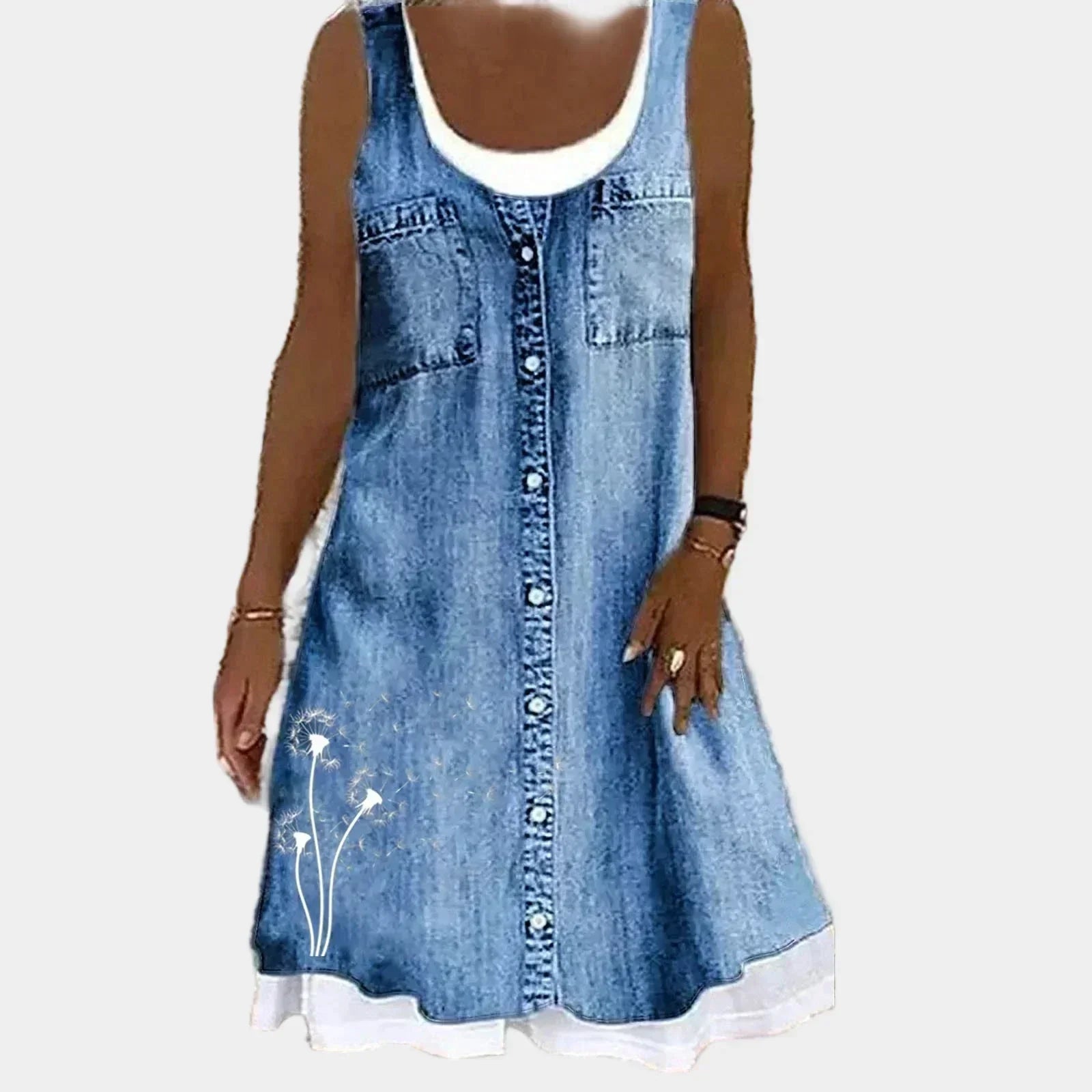 Elegantes und Weiches Jeanskleid