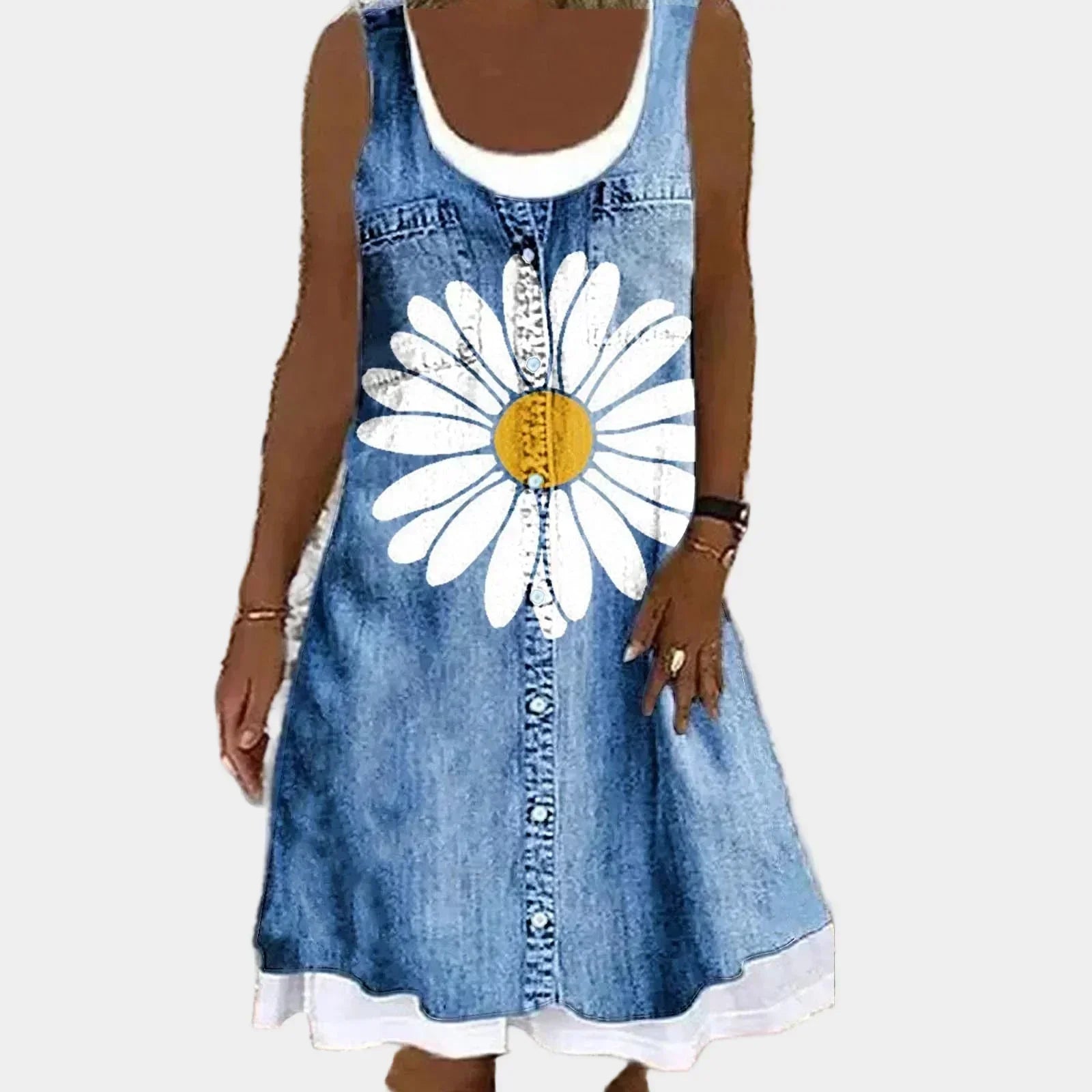 Elegantes und Weiches Jeanskleid