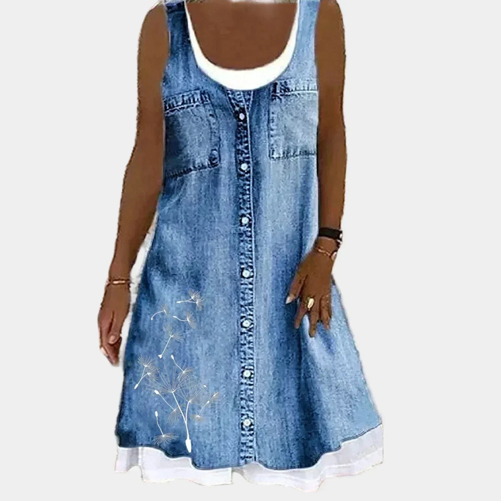 Elegantes und Weiches Jeanskleid