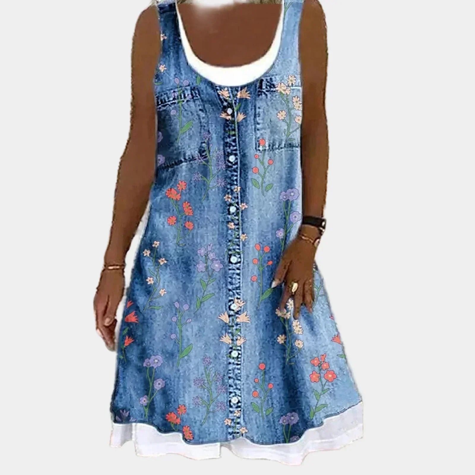 Elegantes und Weiches Jeanskleid