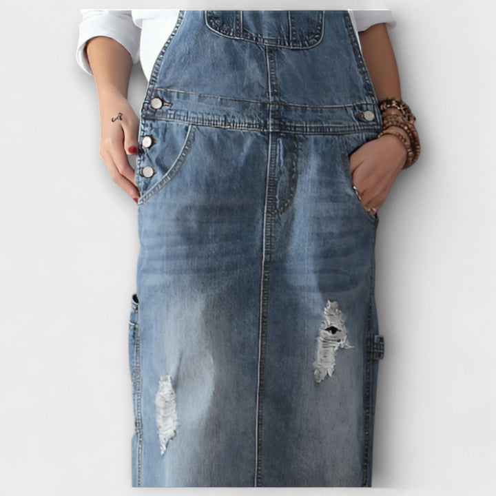 Alexa - Maxiabito in stile denim