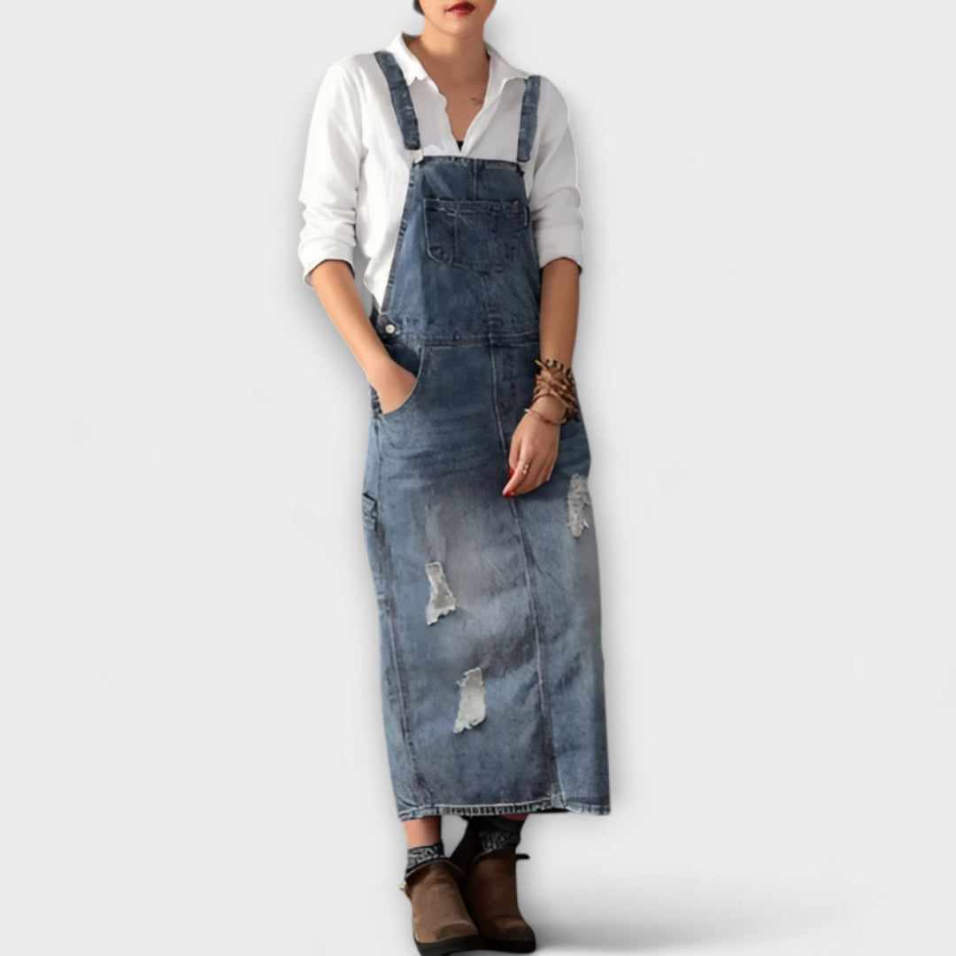 Alexa - Maxiabito in stile denim