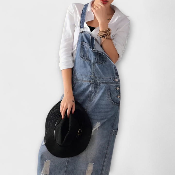 Alexa - Maxiabito in stile denim