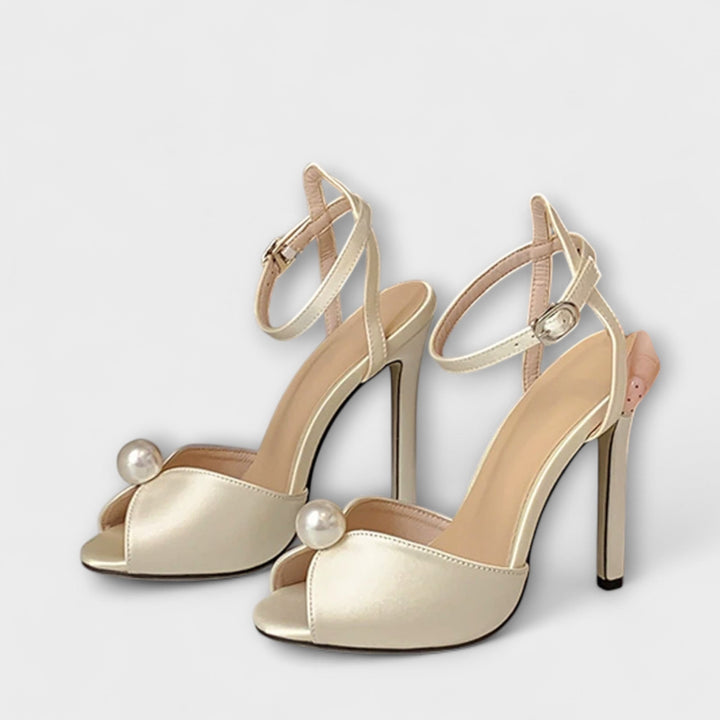 Liesel - Escarpins peep-toe noirs