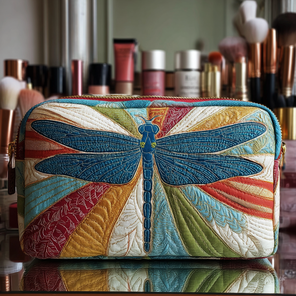 Trousse de toilette – Libellule scintillante
