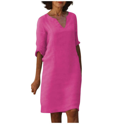 Helene™ - Elegantes Kleid mit V-Ausschnitt