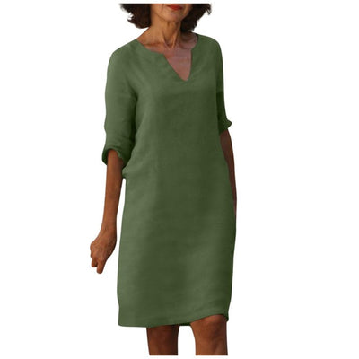 Helene™ - Elegantes Kleid mit V-Ausschnitt