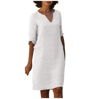Helene™ - Elegantes Kleid mit V-Ausschnitt
