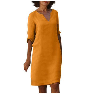 Helene™ - Elegantes Kleid mit V-Ausschnitt