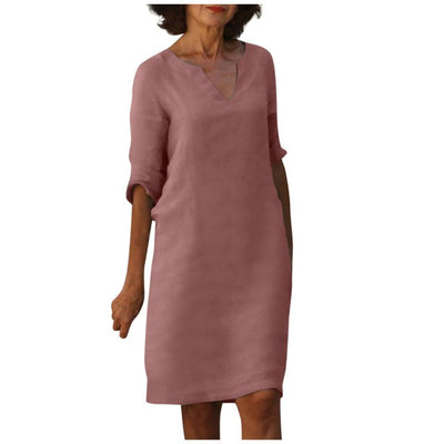 Helene™ - Elegantes Kleid mit V-Ausschnitt
