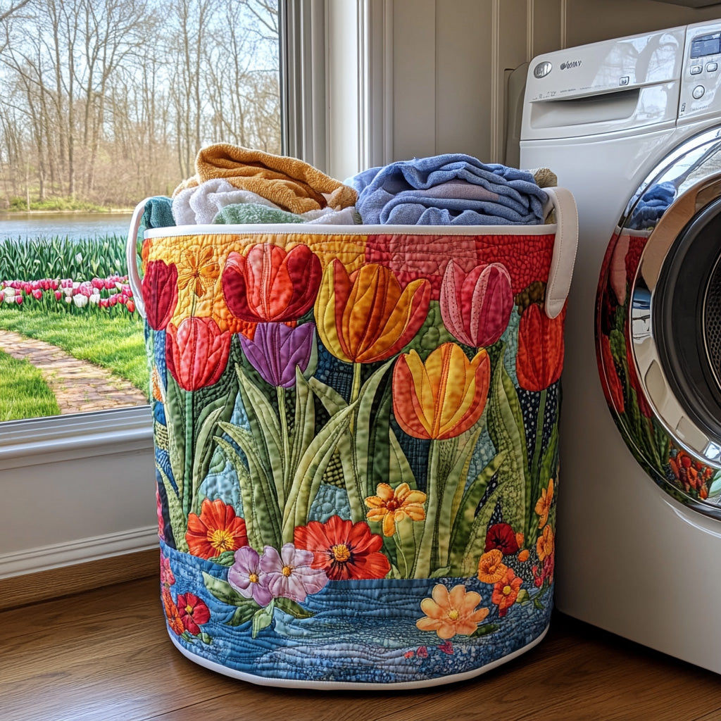 Wäschekorb Sommerblumen