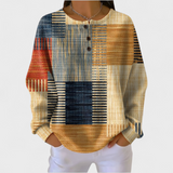 Das Thea | Pullover mit buntem Patchworkmuster