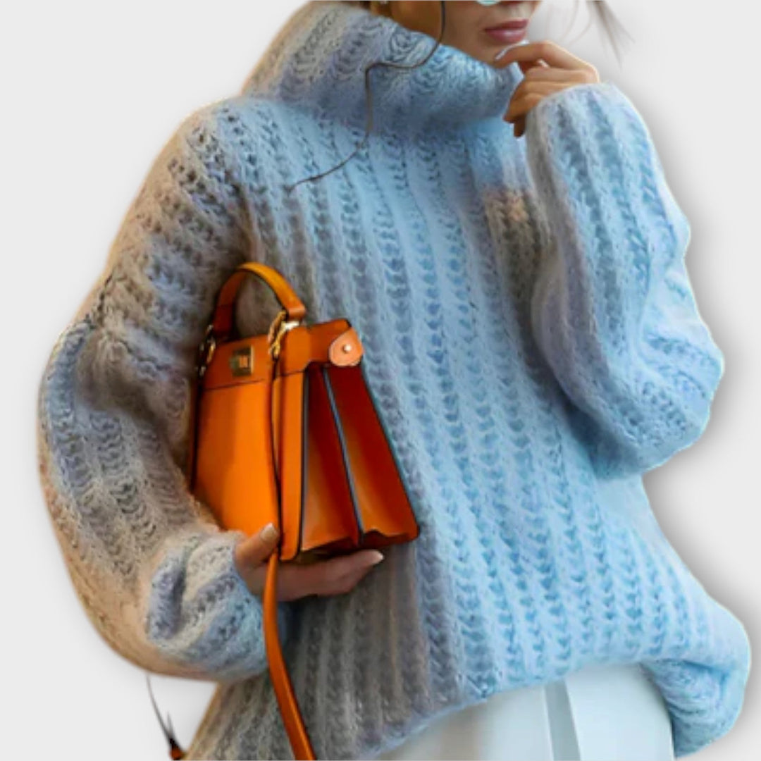 Paulina - Sweat à capuche blanc, doux et à manches longues