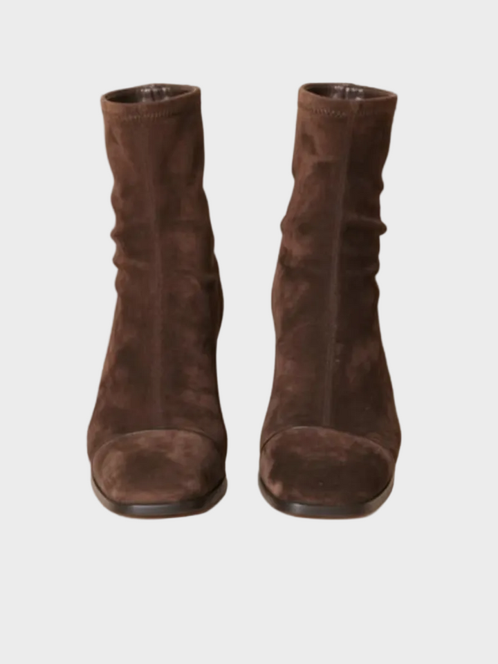 Alma – Bottines à talons en daim